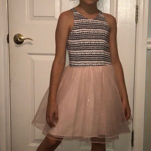 Aztec pink Abercrombie kids dress